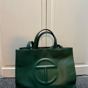 Telfar Dark Green Tote Bag